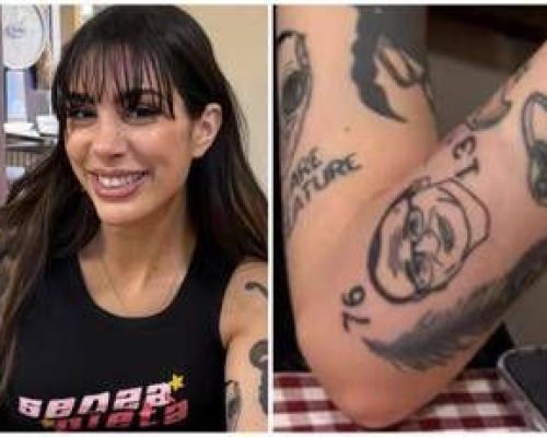 Dopo Sanremo Cleo delle Bambole di Pezza si tatua Carlo Conti: “Mi ha cambiato la vita”