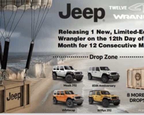 Filosa, in Usa ottima accoglienza per programma Jeep Wrangler ’12×12′