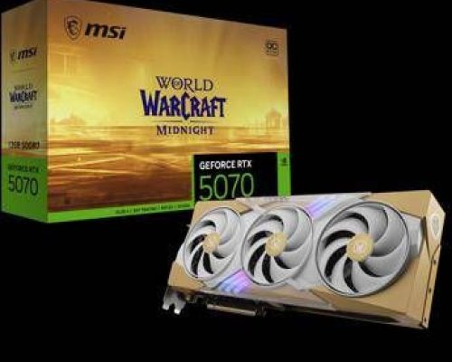 MSI presenta la serie limitata RTX 5070 dedicata a World of Warcraft