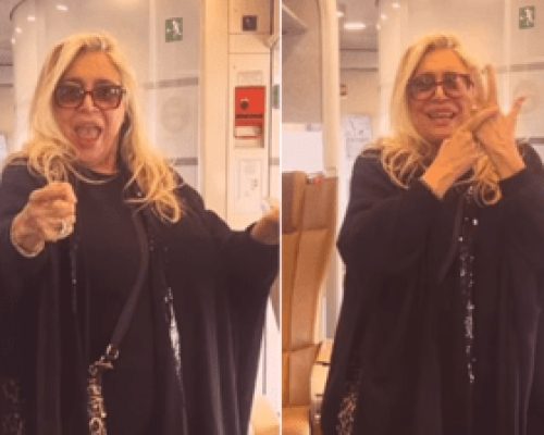 Mara Venier verso Sanremo, è polemica: “Vai con aereo privato coi nostri soldi”. E lei replica