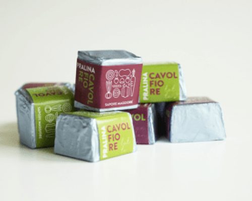 Quando il cioccolatino è gastronomico, dal formaggio al cavolfiore la ‘sfida’ di Giraudi