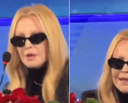 Sanremo 2026, Patty Pravo cade dalla sedia in conferenza stampa: cosa è successo