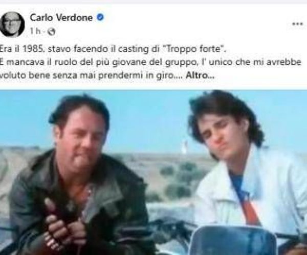 Sanremo, Verdone a Sal Da Vinci: “Oggi ‘Troppo Forte’ sei tu”
