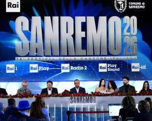 Sanremo, la terza serata con Irina Shayk e Ubaldo Pantani – Diretta
