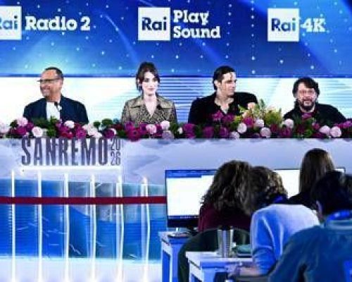 Sanremo, stasera parte il televoto: co-conduttori Lillo, Fogliati e Achille Lauro – La diretta