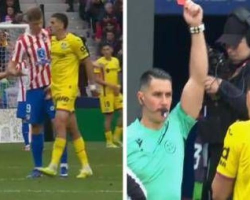 Tocca genitali di Sorloth e viene espulso, cos’è successo in Atletico Madrid-Getafe